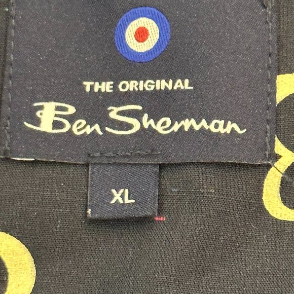 Ben Sherman Short Sleeve Mens Shirt Flower design D - Picture 4 of 5